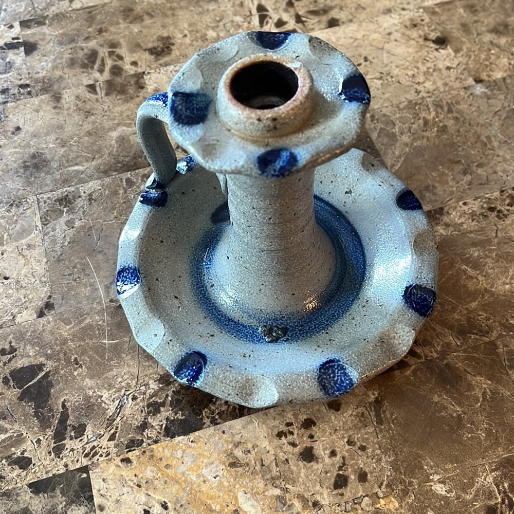 Pottery Candlestick 🕯 - Picture 2 of 8